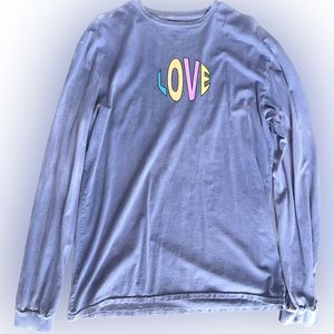 Pacsun “love” graphic long sleeve